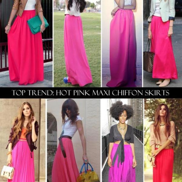 Elegant Long Chiffon Maxi Skirts On Luulla 