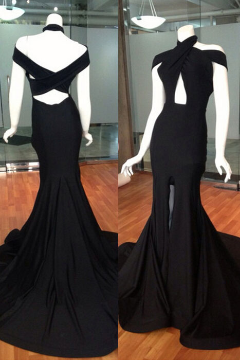 Elegant Black Off Shoulder Mermaid Dress On Luulla 5434