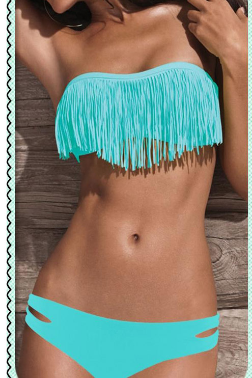 Sexy Tassel Embellished Bikini On Luulla